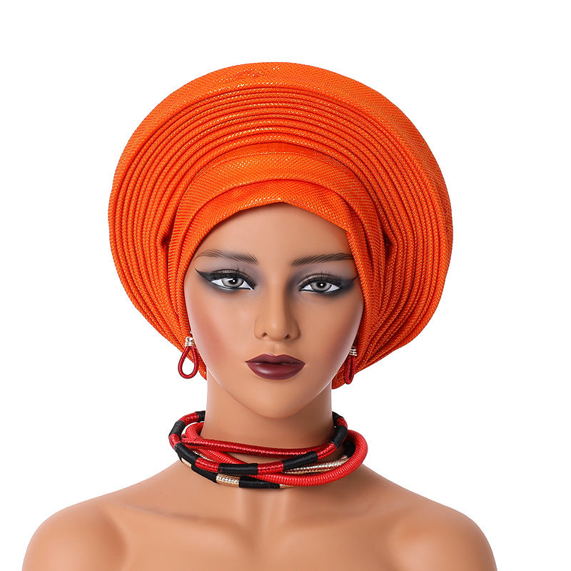 Heavy Industry Bright Silk Laminated Bandage Party Toque