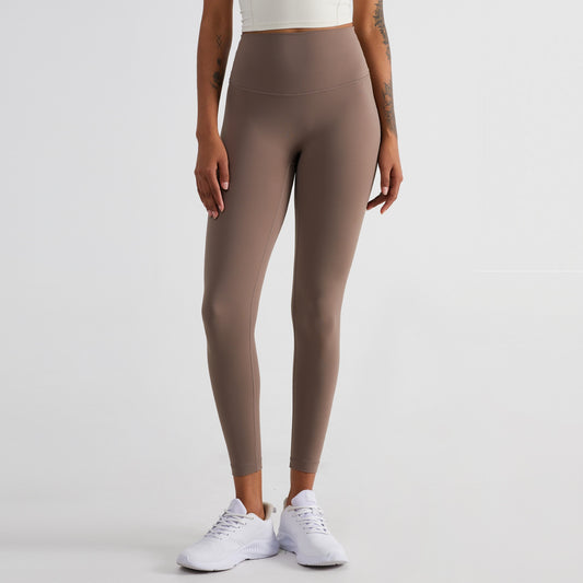 Yoga Pants Nude Feel High Waist Peach Hip Slim Fit Fitness Pants Female