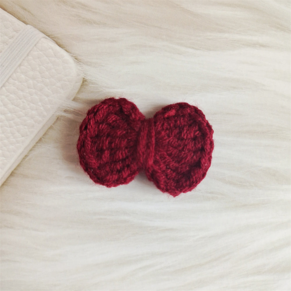 Wool Bow Diy Handmade Finished