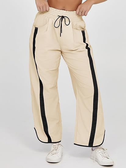 Casual Loose Drawstring Bucket Pants Women's Clothing