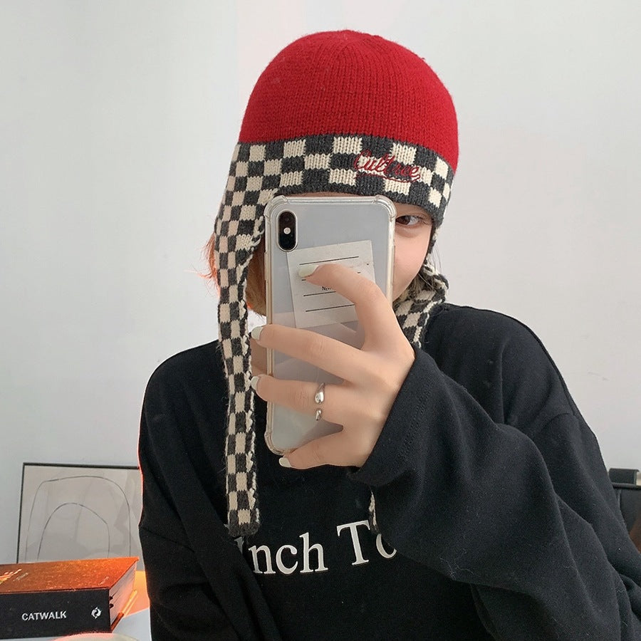 Damemode Uld Retro Strikket Hat