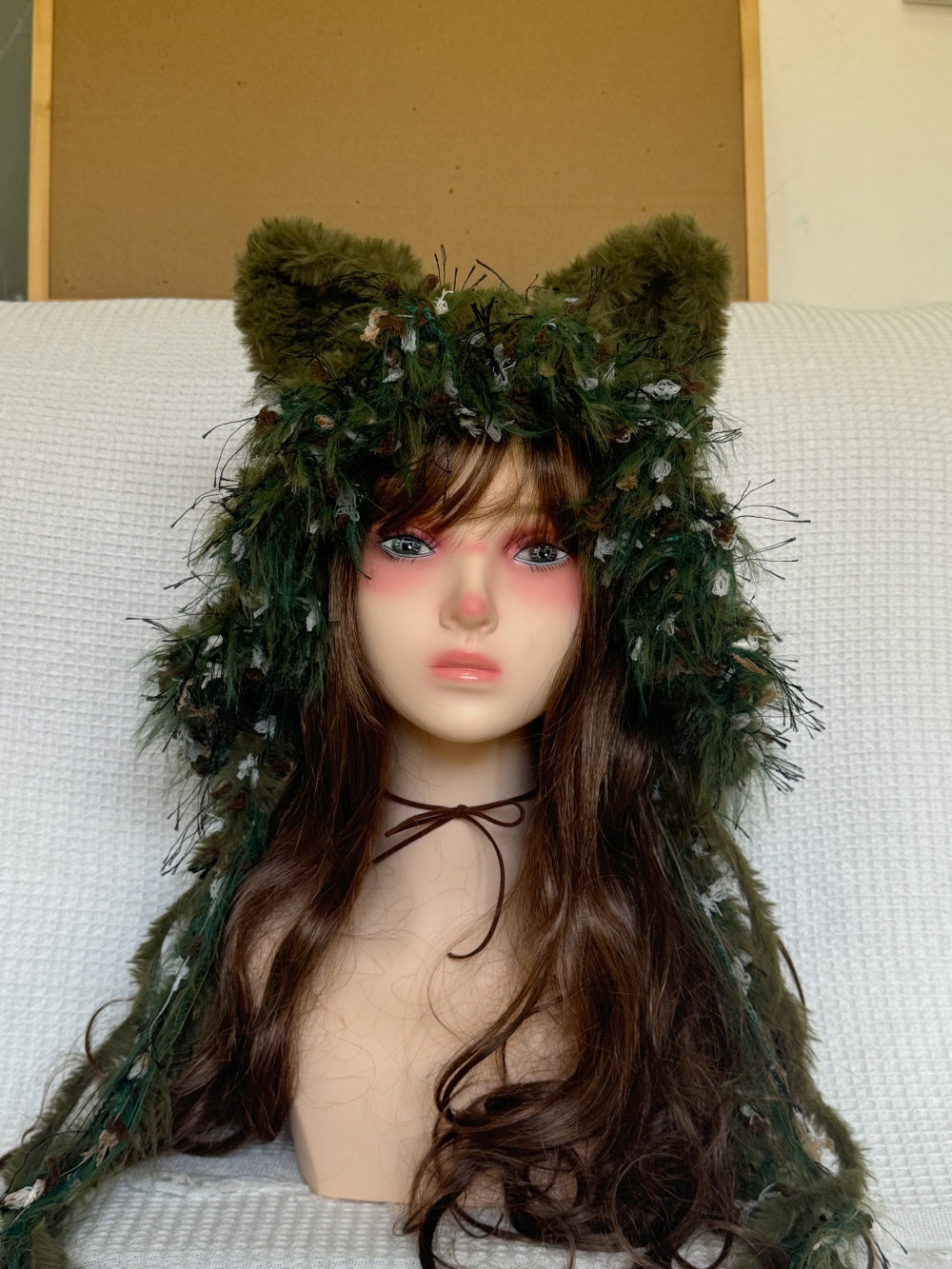 Women's Creative Versatile Cat Plush Warm Hat