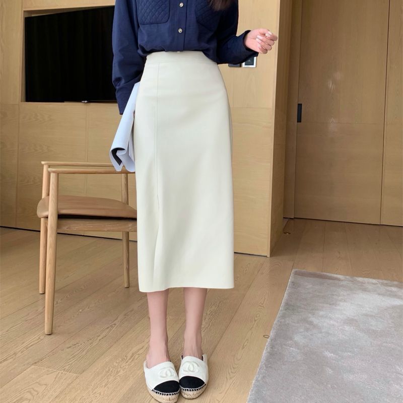Women's Fashion Temperament Sheath High Waist Skirt