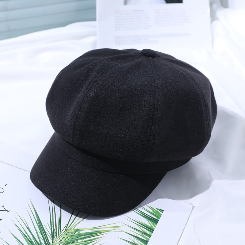 Plaid Wide-brimmed Vintage Baseball Cap