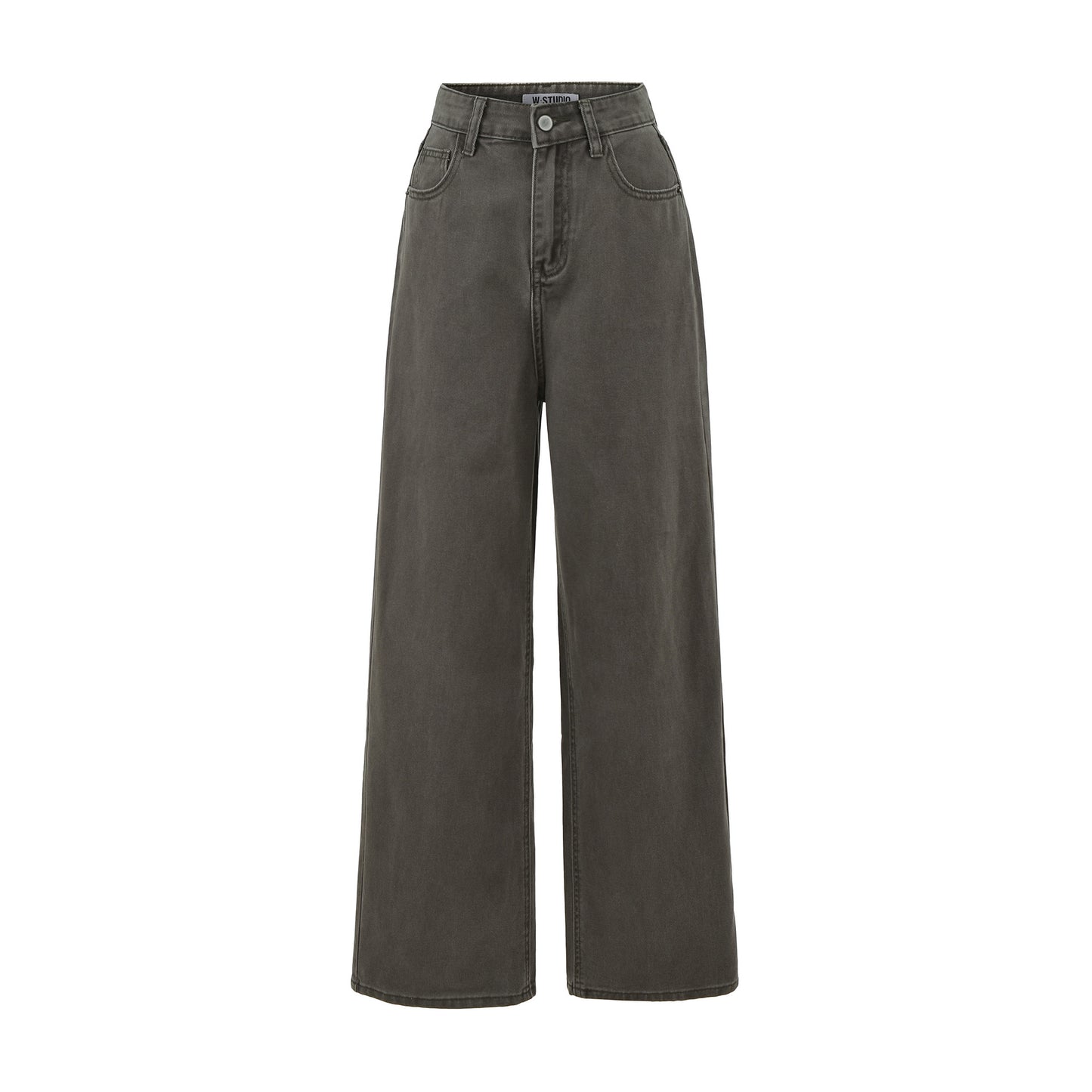 High Waist Wide Leg Leisure Straight Mopping Pants