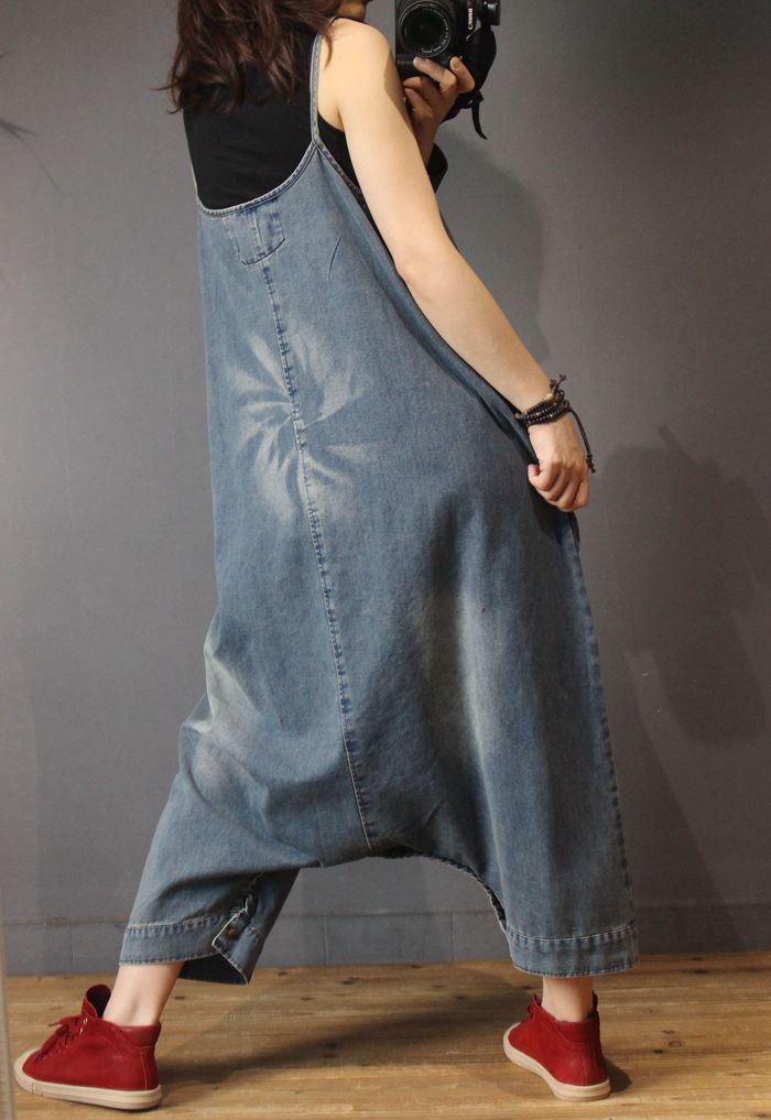 Women's Loose New Style Denim Overalls
