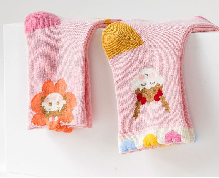 Lace Mid-tube Cotton Warm Casual Children Sports Socks