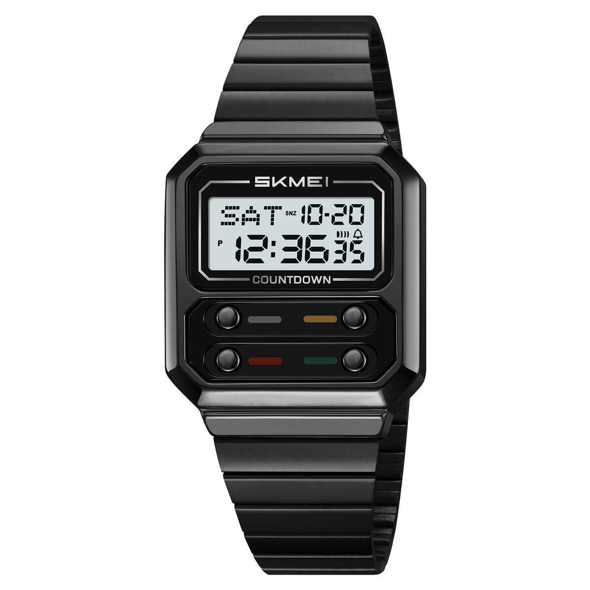 Men's Retro Multifunctional Waterproof Digital Watch