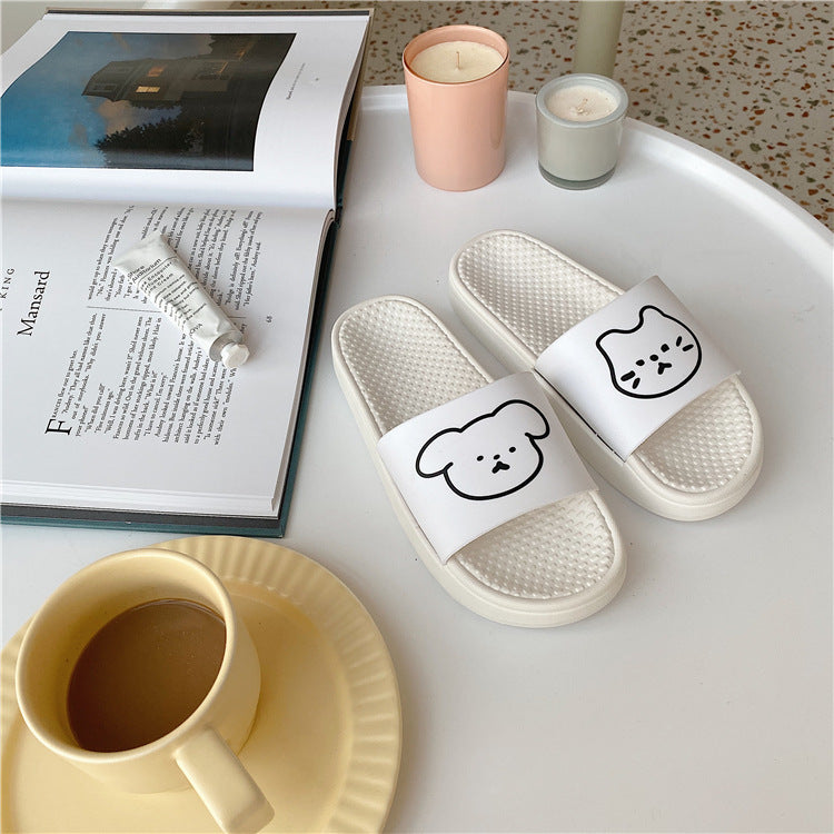 Women's Casual Sandals And Slippers With Thick Soles And Soft Soles
