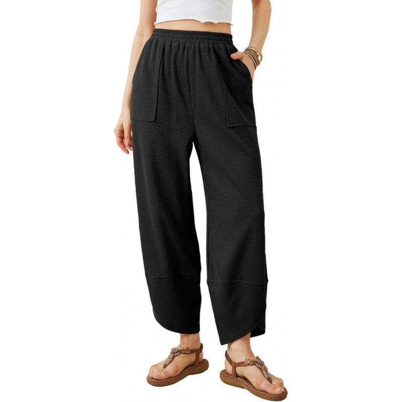 Trendy Cropped Pants For European And American Women