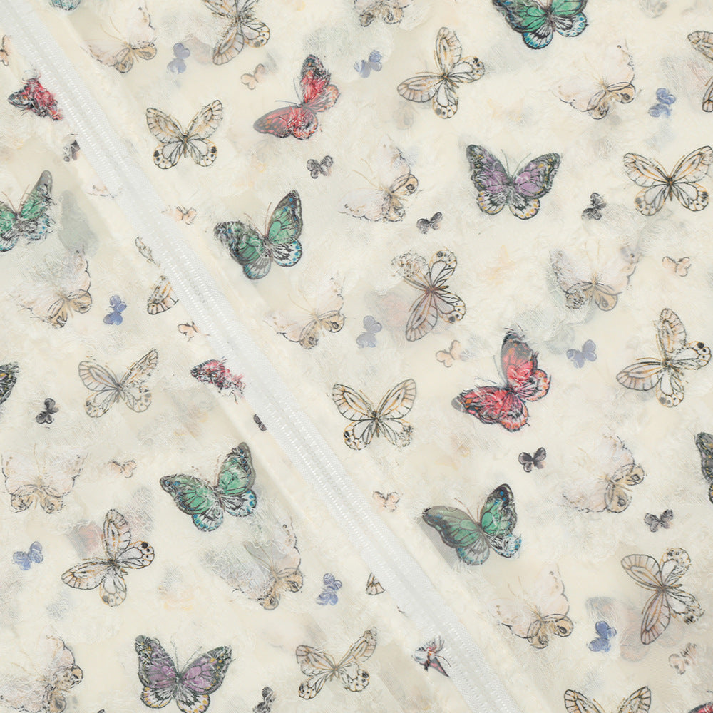 Men's Sun Protection Clothing Niche Design Full Printed Butterfly