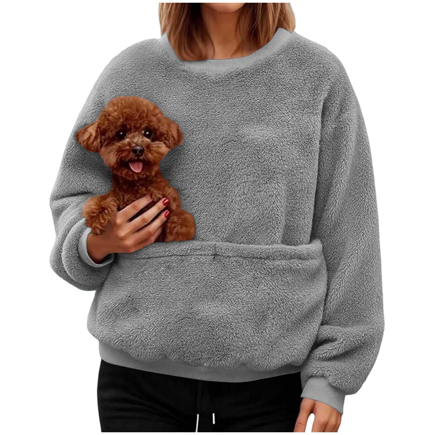 Women's Fashion Casual Pullover Crewneck Sweatshirt