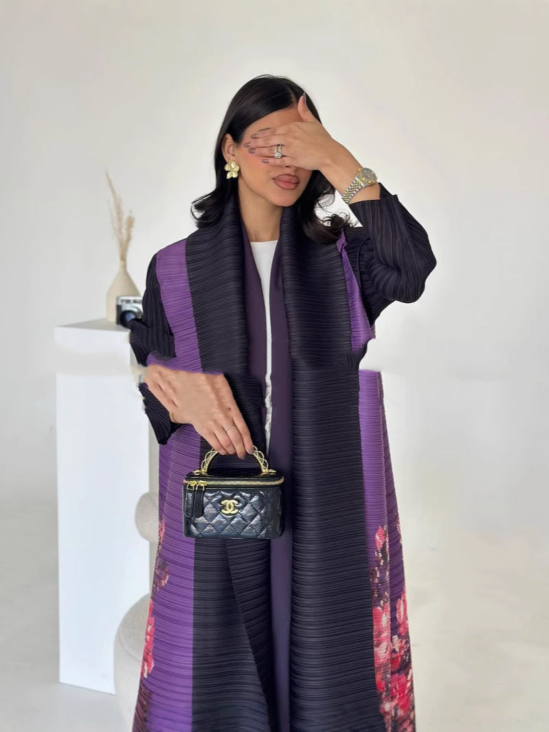 Printed Shawl Cardigan Ethnic Style Wear
