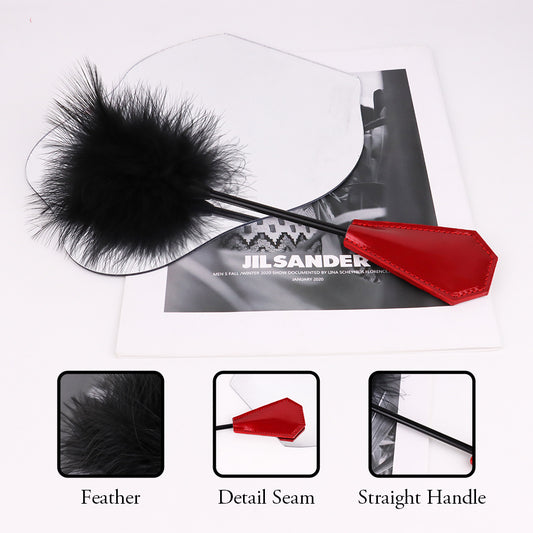 Product 4-piece Set Leather Racket Whip