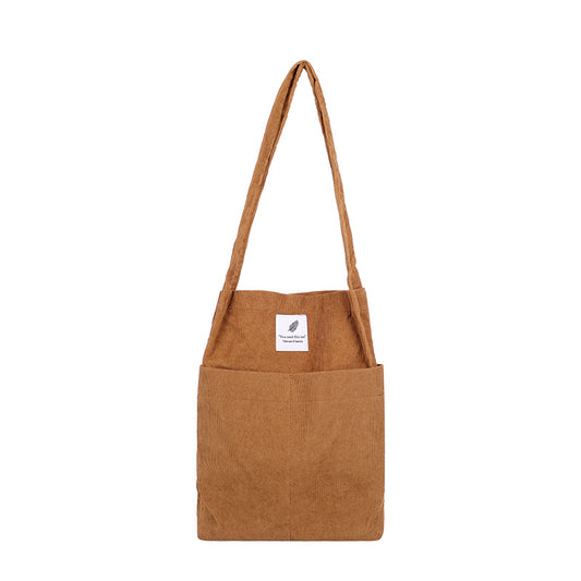 Large Capacity Leisure Shopping Bag Student Art Shoulder