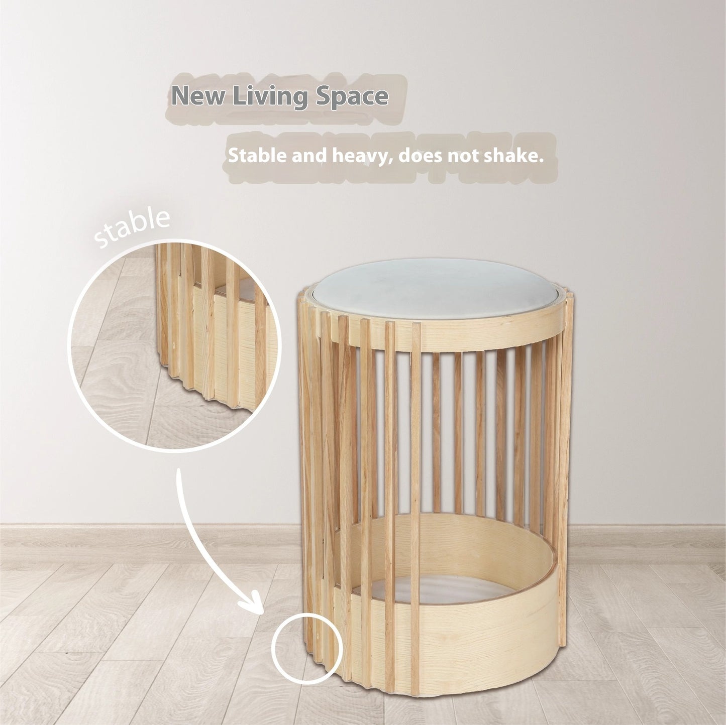 Household Solid Wood Column Cat Climbing Frame Pet Bed Bite-resistant