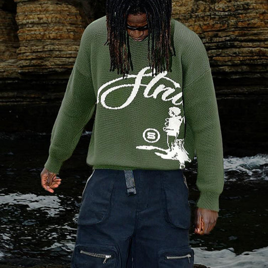 Fashion Personality Dark Gothic American Sweater