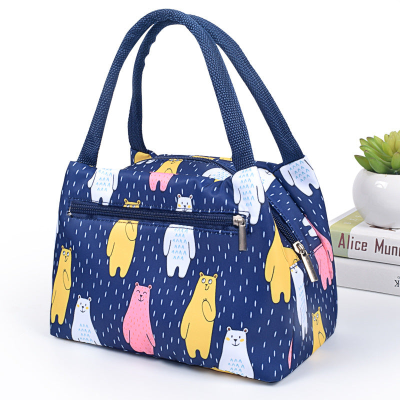 Insulation Bag Portable Lunch Bag Thickened Rice Bag Oxford Cloth Lunch Box