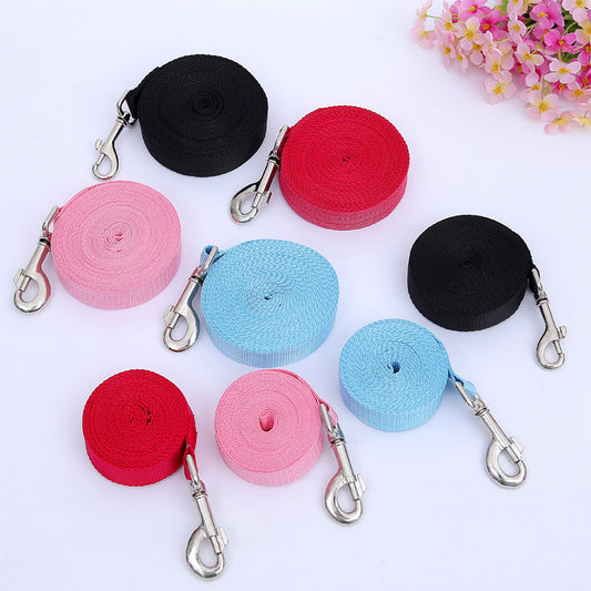 Pet Dog Hand Holding Rope Multicolor Colorful