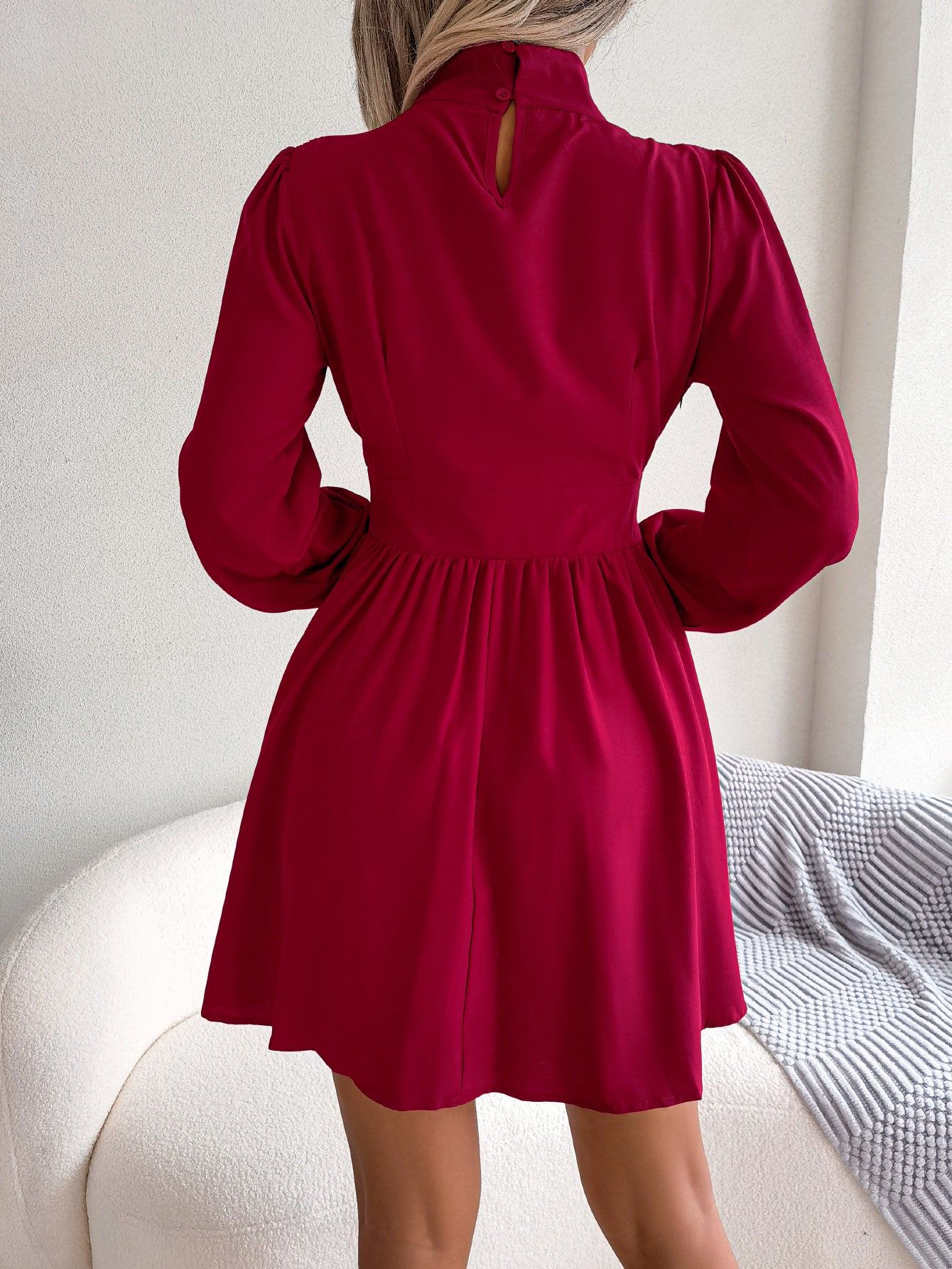Women   Sexy Cutout Tie Waist Flowy Dress