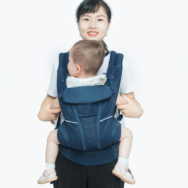 New Breathable Upgraded Four-style Baby Carrier With Waist Stool