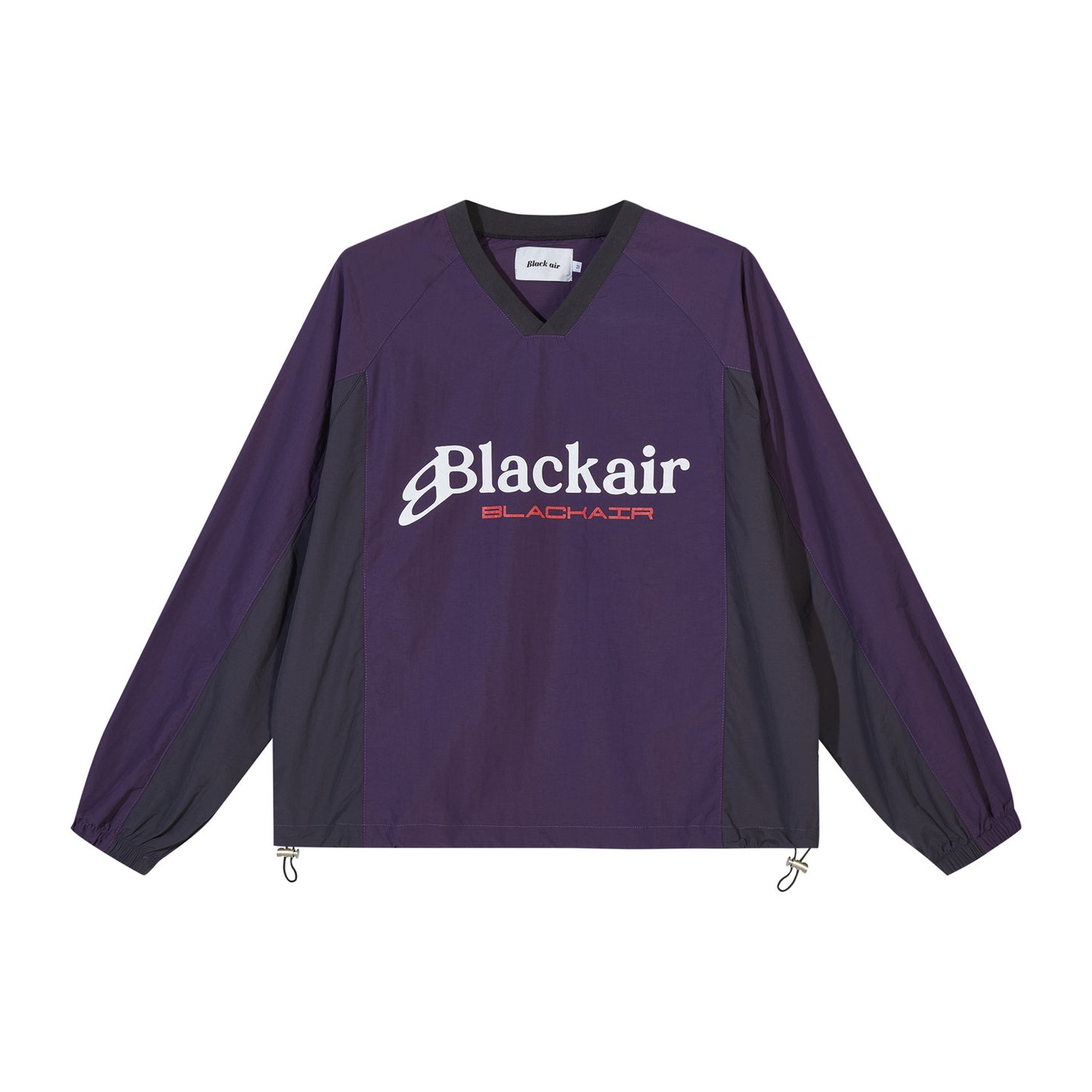 Letter V-collar Contrast Color Couple Long Sleeve Pullover Hoodie