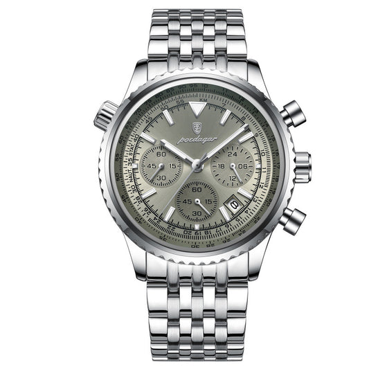 Automatic Mechanical Multi-function High-end Trendy Waterproof Watch Mens And Student Quartz Wristwatch