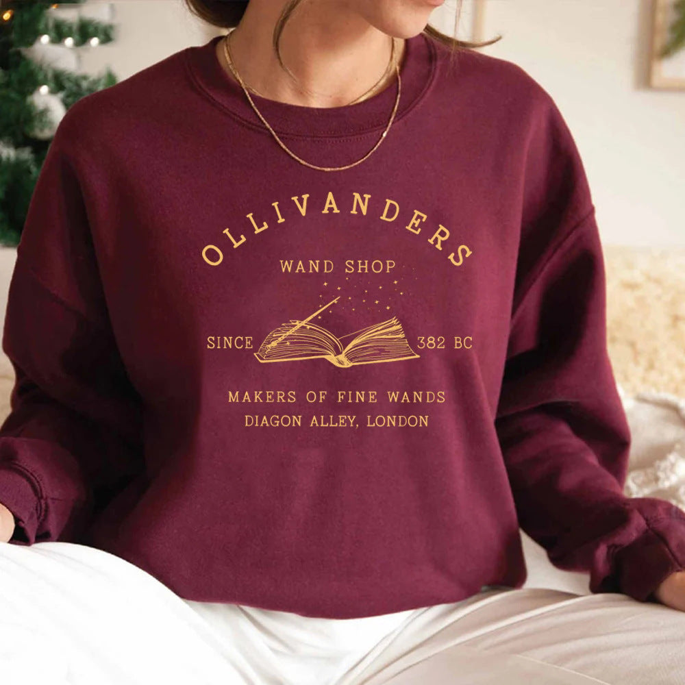 Troldmandsboghandel Sweatshirt Sweater Magisk Troldmands Hættetrøjer