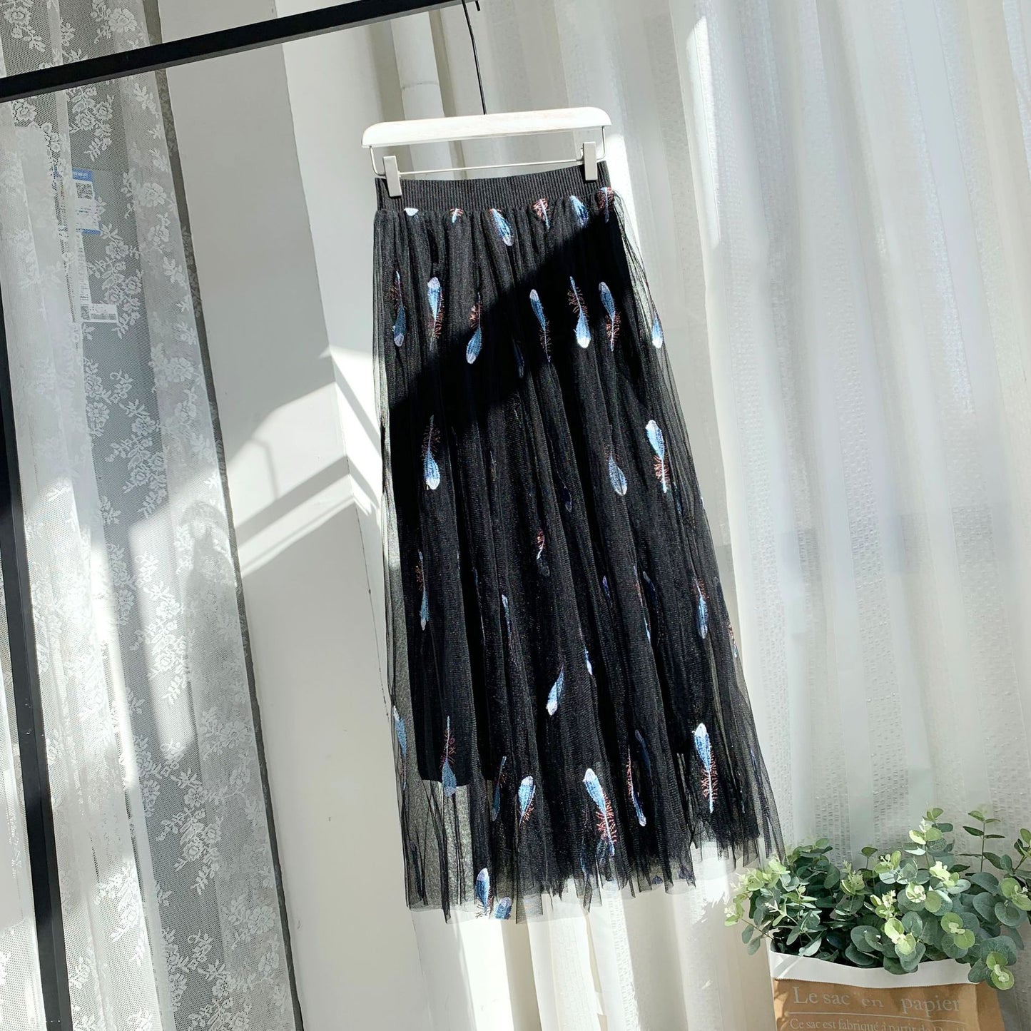 Women's Midi Organza Skirt Fairy Dress