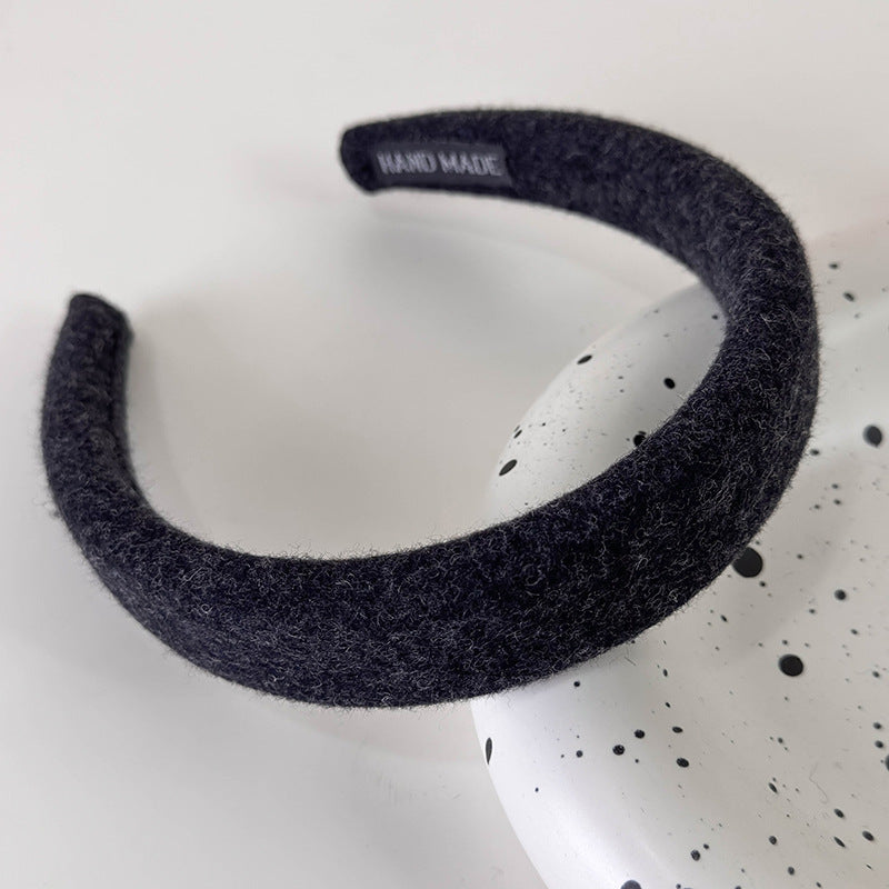 Women's French Retro Dots Knitted Headband