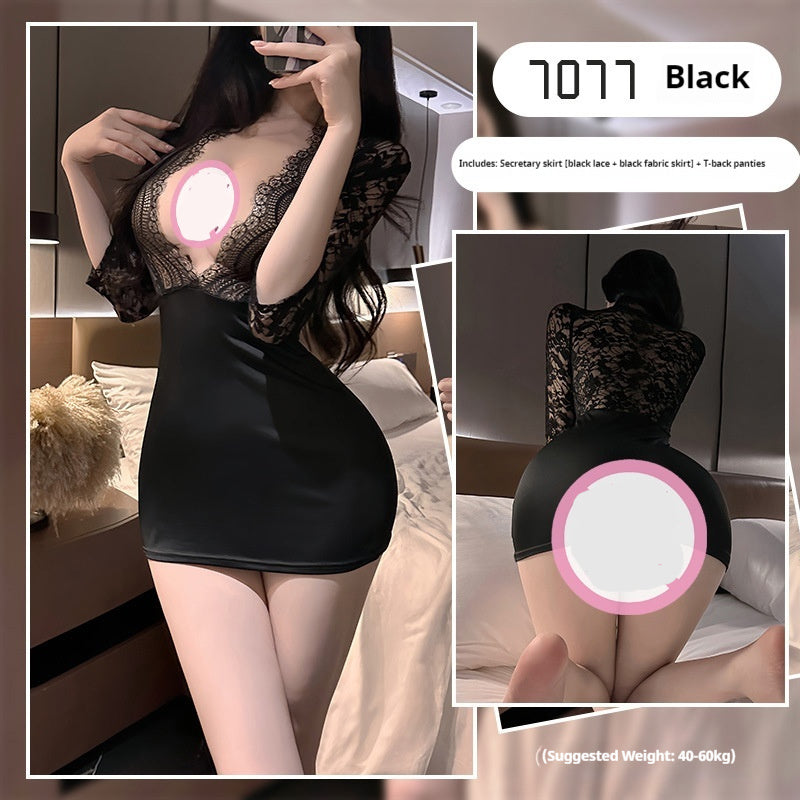 Womens Casual, Versatile, And Sexy Lace Bodycon Skirt