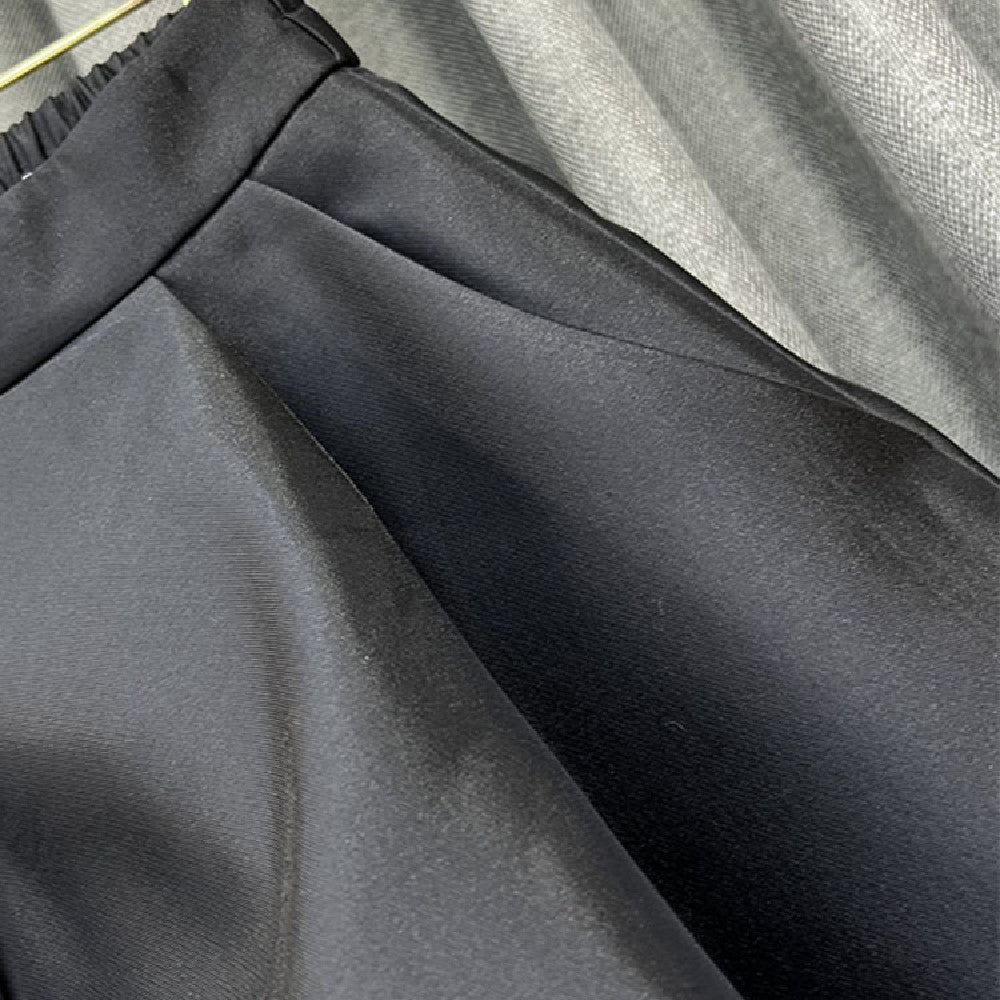 Loose Slim High Waist Suit Shorts