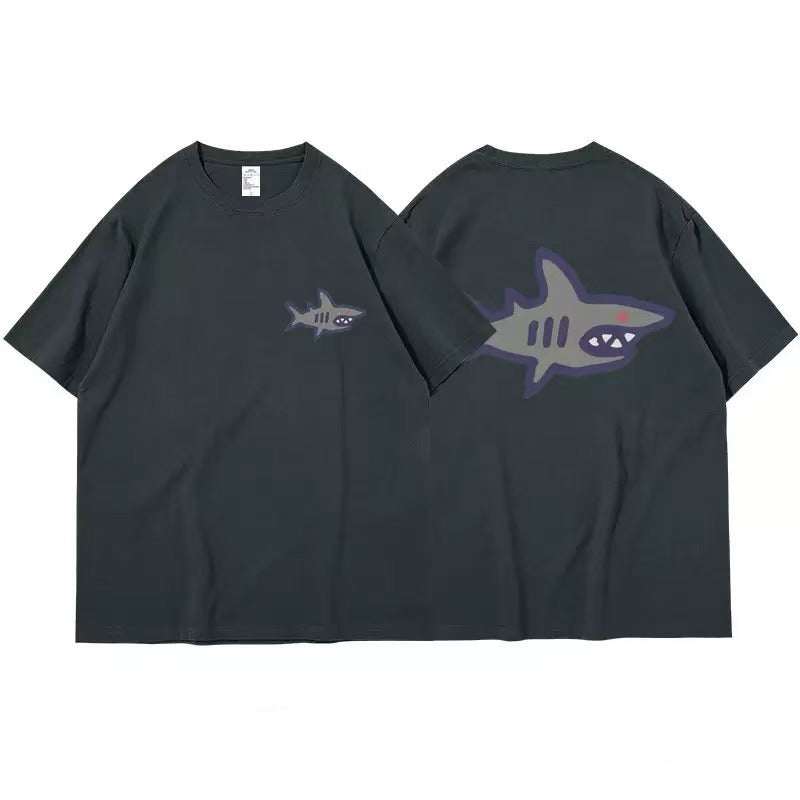 Loose-fitting Retro Niche-style Top In A Classic American Cotton Design