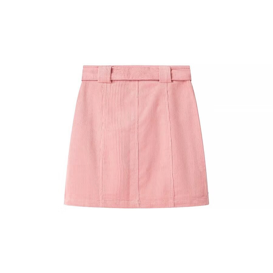 Women's Street Fashion A-line Corduroy Skirt