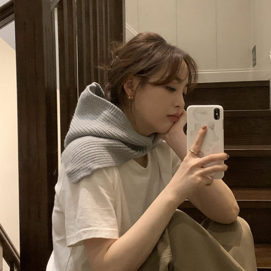 Hat Scarf And Neck One Autumn And Winter Korean Version Of Everything Sweet And Thick Warm