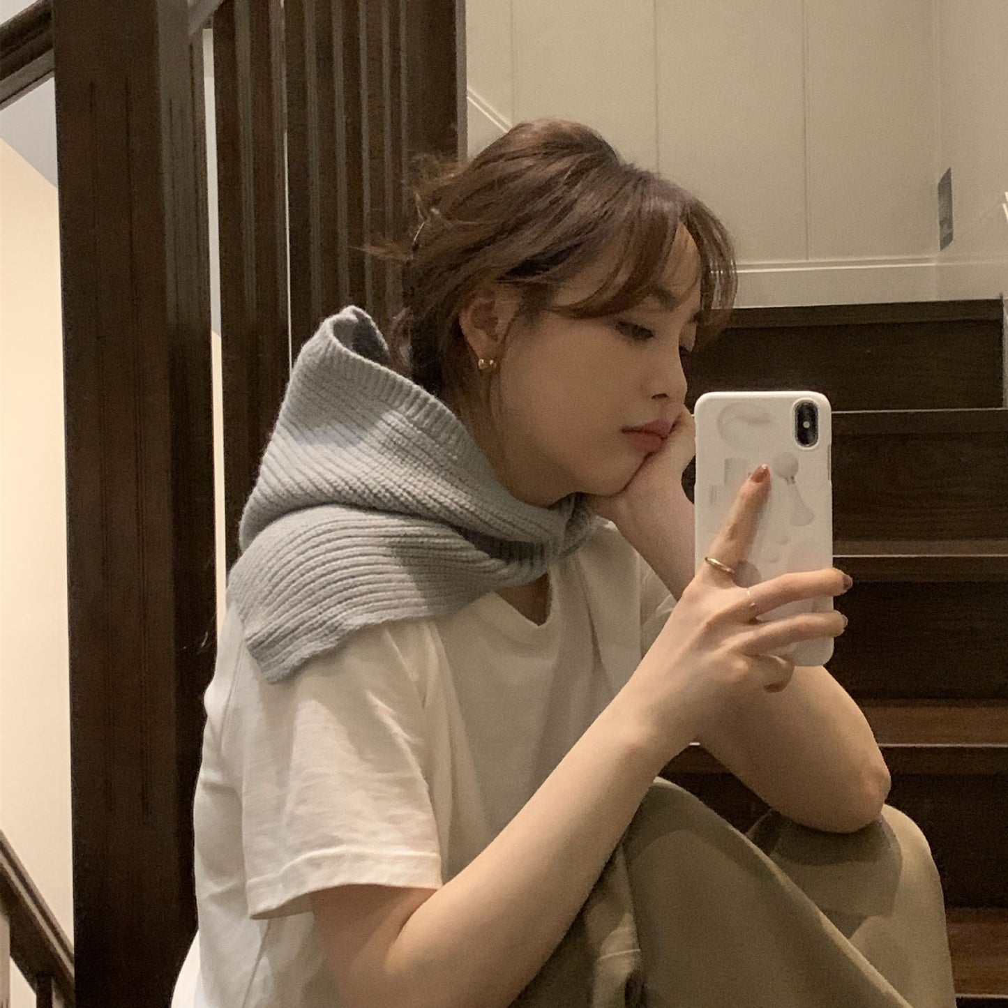 Hat Scarf And Neck One Autumn And Winter Korean Version Of Everything Sweet And Thick Warm