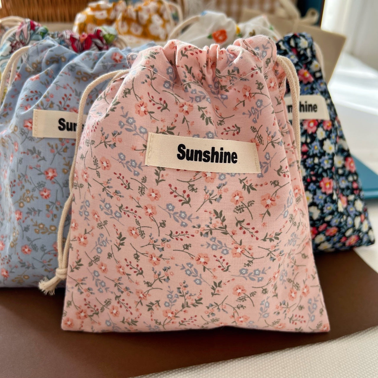 Travel Storage Bag With Drawcord Closure