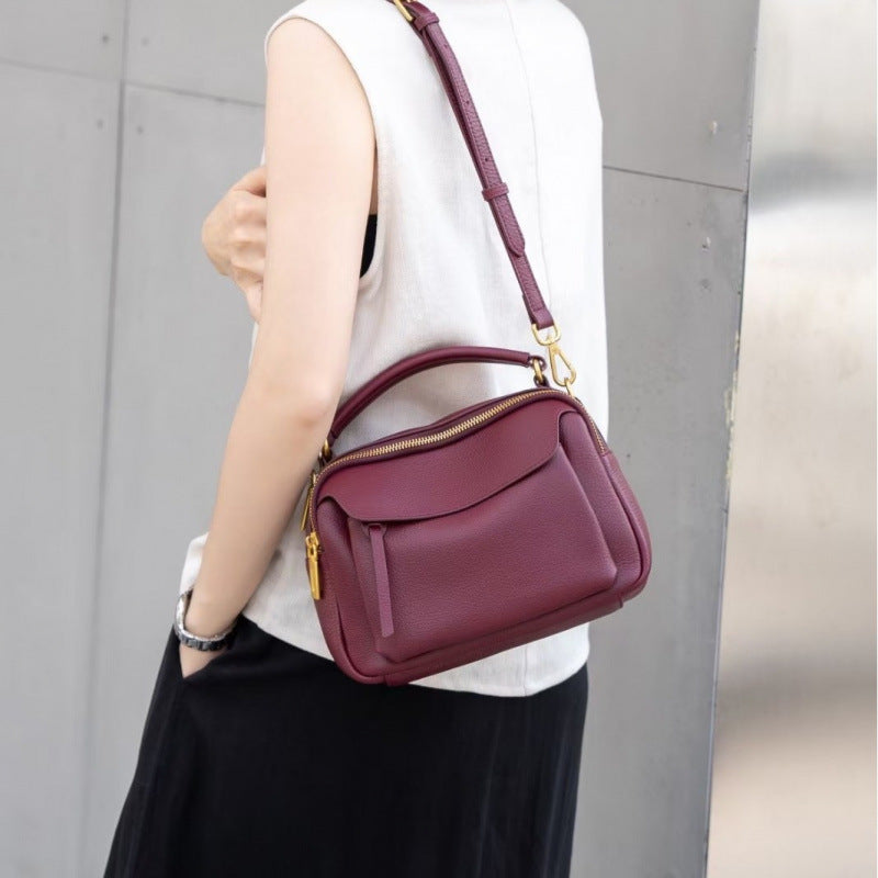 Temperament Leisure Multi-compartment All-match Shoulder Messenger Handbag