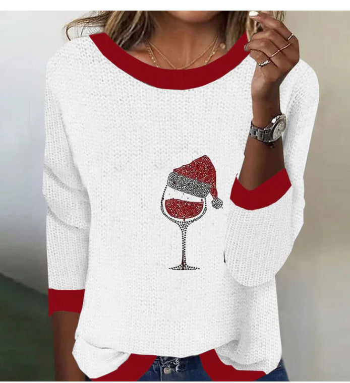 Casual Fashion Trends High Quality Color Matching Long Sleeve