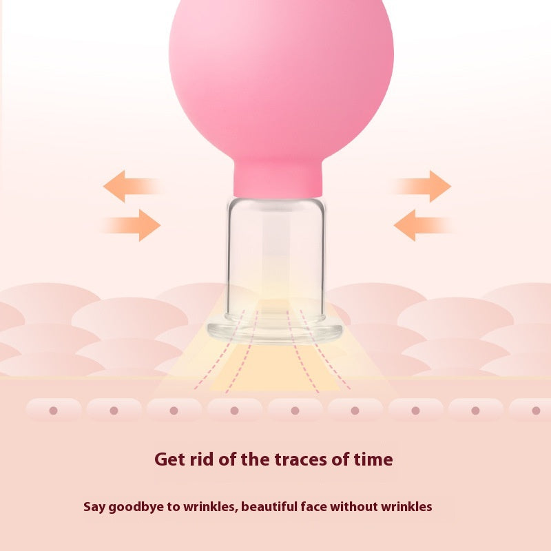 Facial Beauty Scraping Cupping Device Massage Lifting Facial Meridian Dredging Gadget Vacuum Jar Walking Device