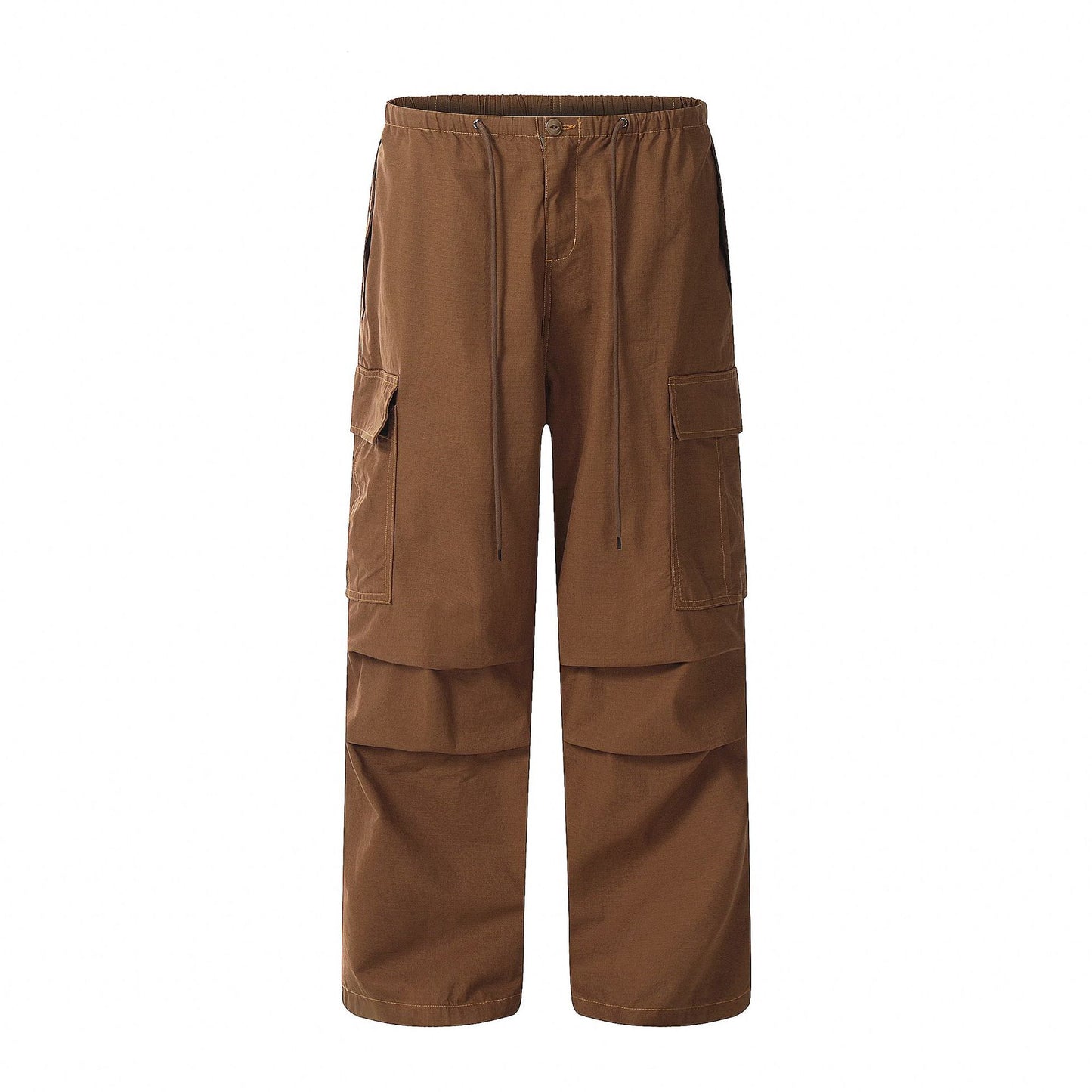 Retro Mopping Umbrella Overalls Loose Wide-leg Pants