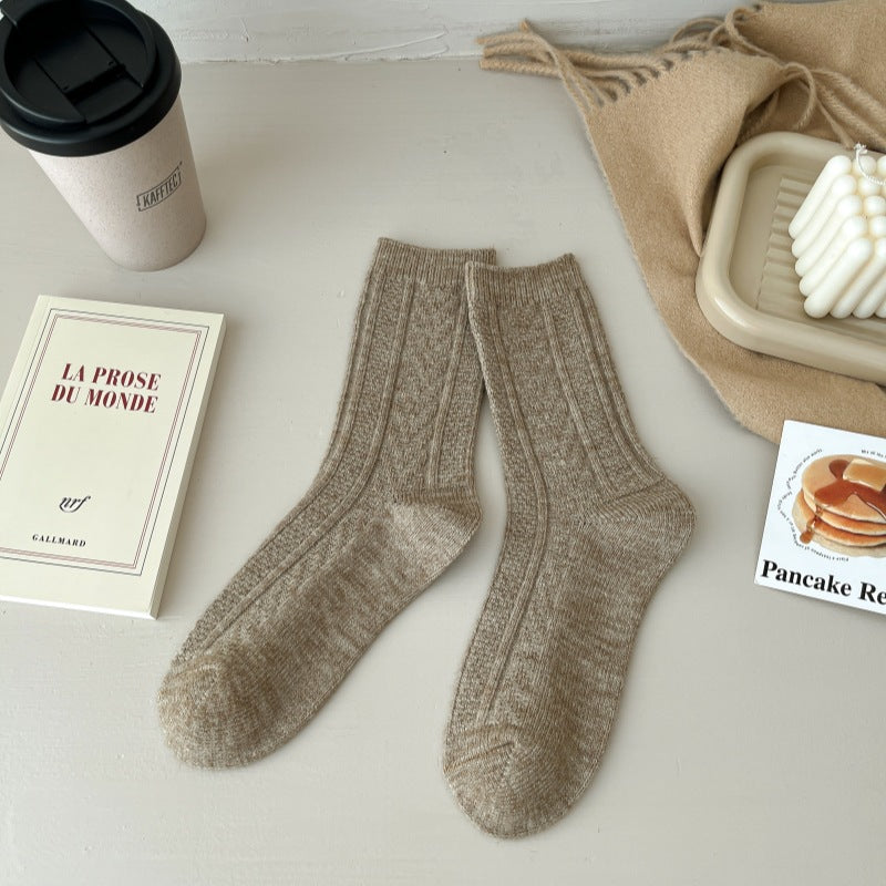 Womens Thick Insulated Mid-calf Stockings
