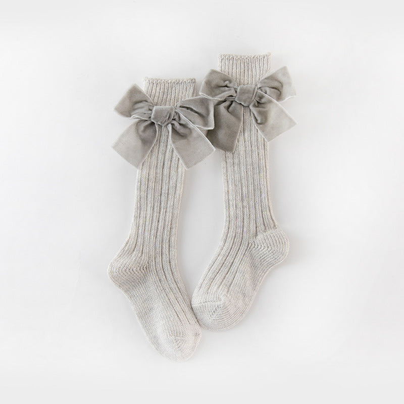 Primary School Growth Tube Cotton Socks Girls