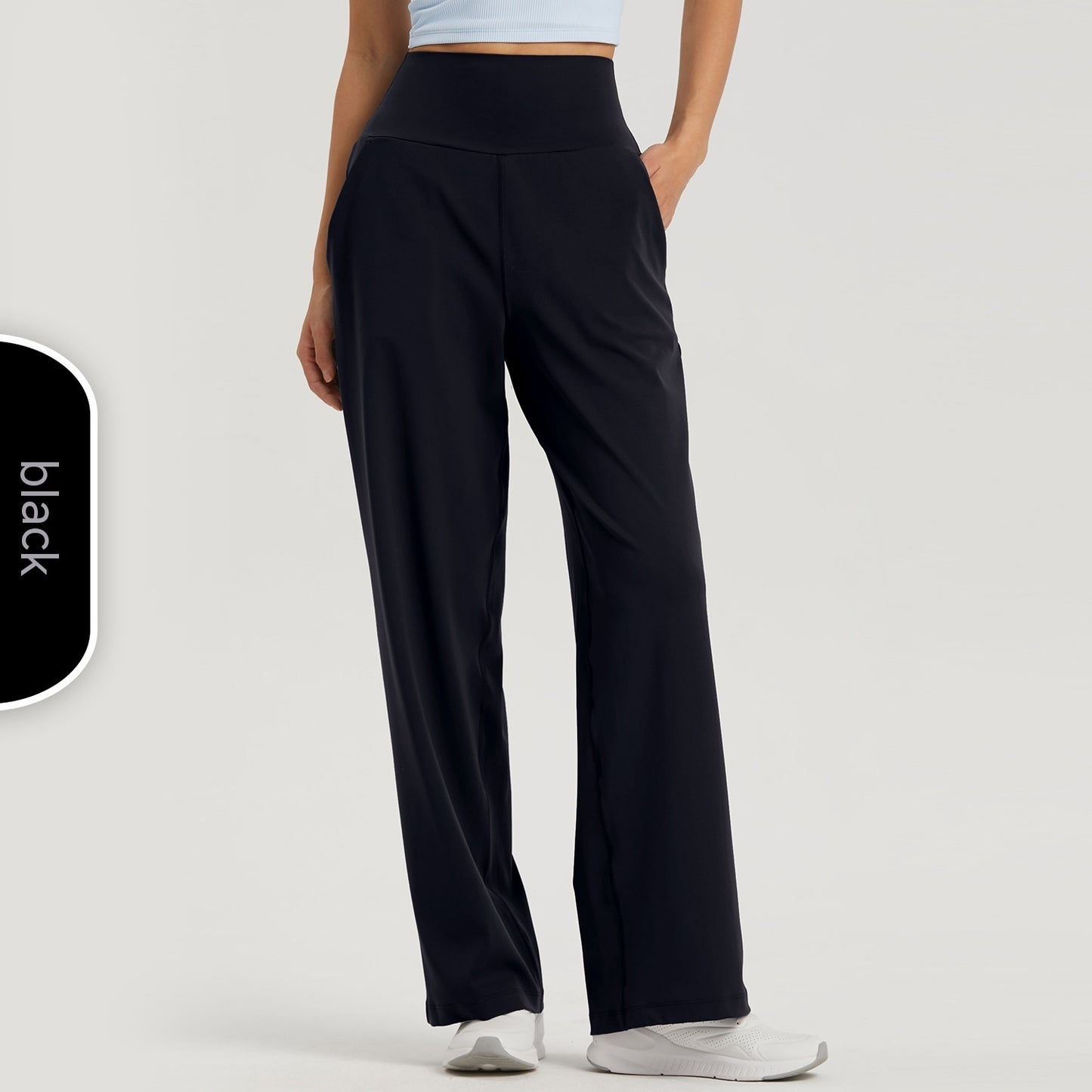 High Waist Yoga Sports Wide-leg Pants
