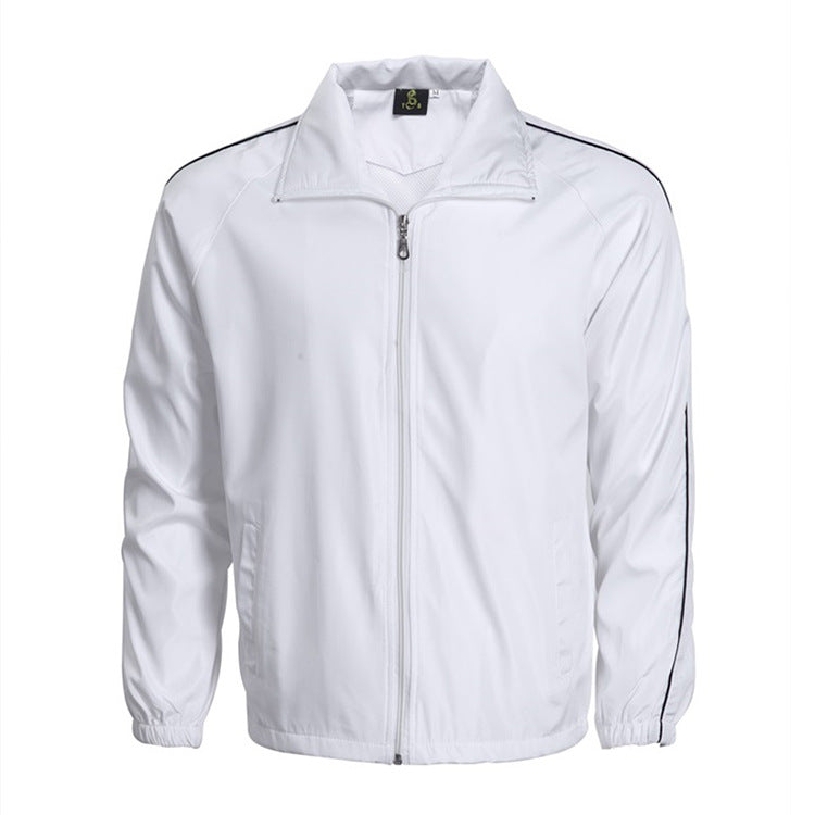 Long Sleeved Volunteer Coat Printed Embroidery