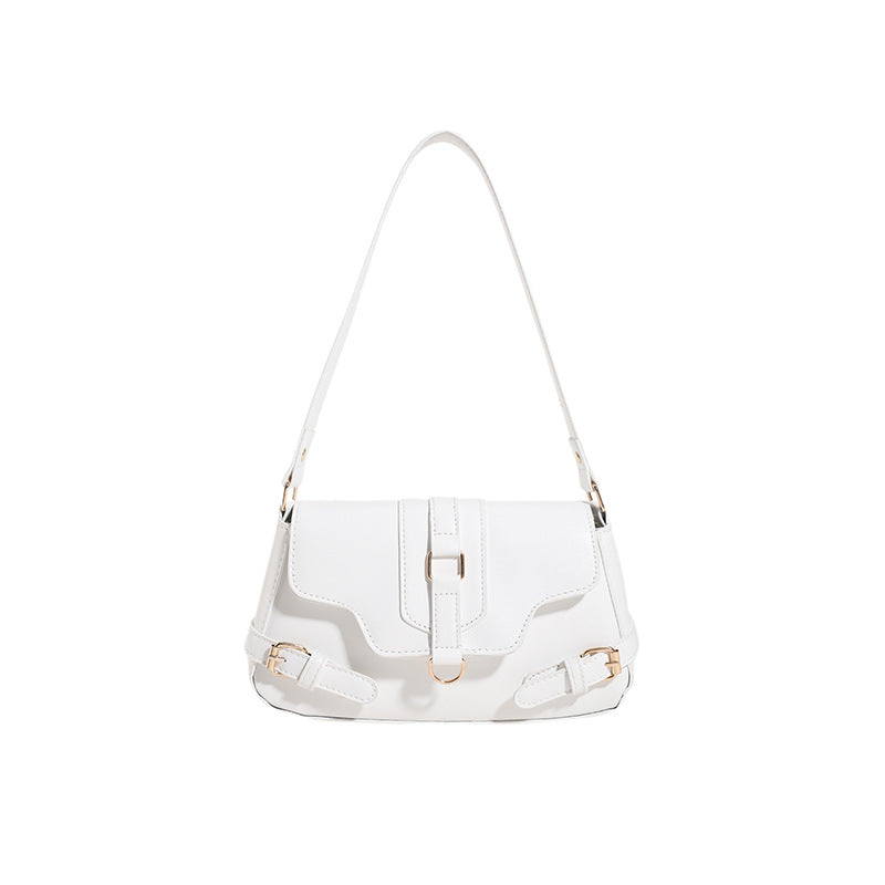 Pure Color Simple Shoulder Messenger Bag Fashion Casual
