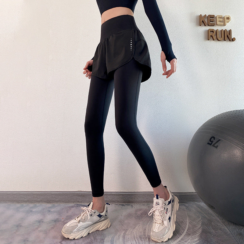 Yoga Pants Women's Spring And Summer High-waist Buttocks Tight-fitting Stretch Fitness Pants