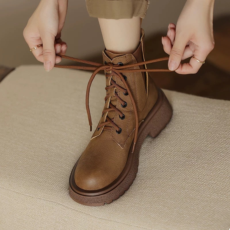 Women's Martin Boots Thick-soled Chelsea Boots