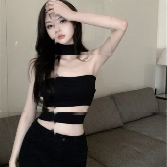 Halter Small Sling Vest Women's Short Slim Top