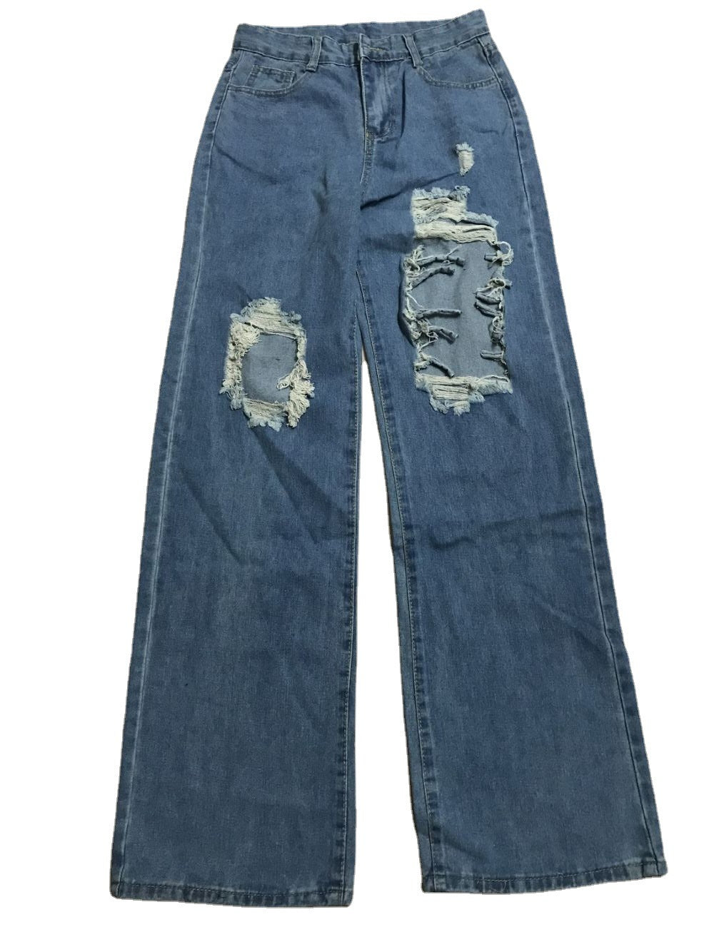 High-rise Loose-fitting Wide-leg Women's Jeans